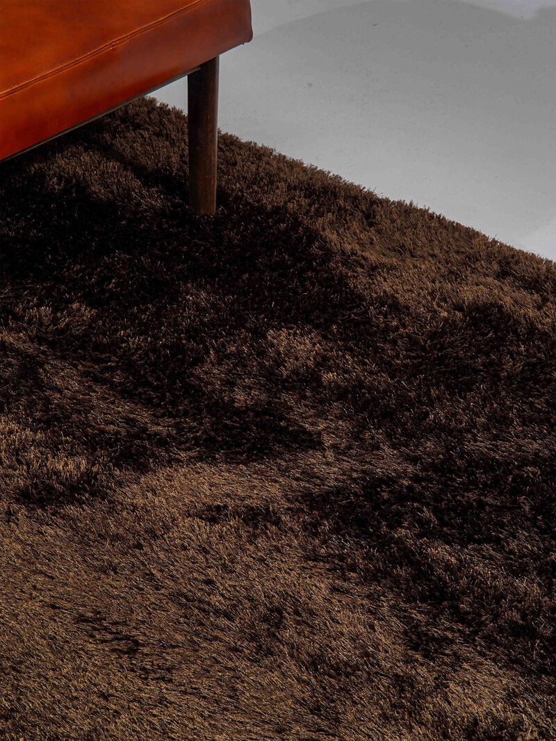 RUGSOTIC CARPETS HAND TUFTED SHAG POLYESTER ECO-FRIENDLY AREA RUGS  - Rectangle, Size, Solid Plain Design, High Pile Thick Handmade Anti Skid Area Rugs for Living Room, Bed Room K00111 image number 2