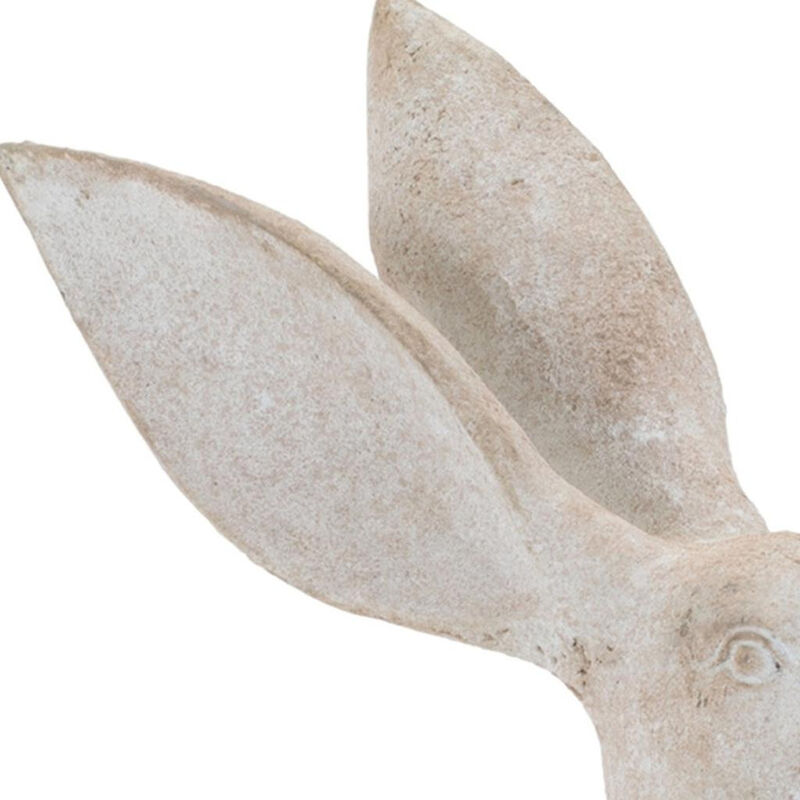 HomeRoots Set of Four Beige Resin Bunny Rabbit Figurines image number 2