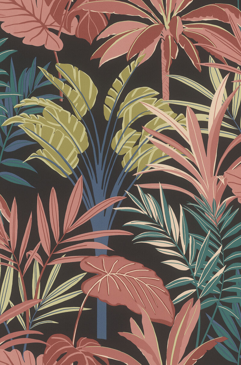 Rudyard Pink Tropical Flora Wallpaper image number 0