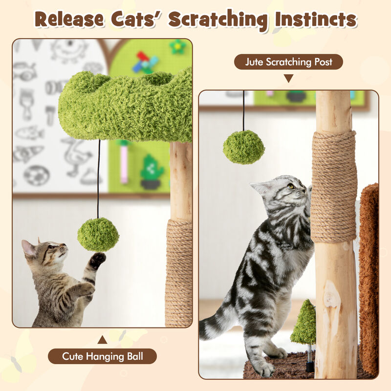 Multifunctional Cat Tower &ndash; Scratching Posts, Perch & Activity Platforms