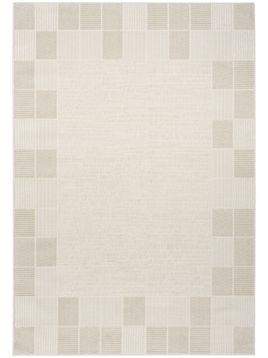 Nordic NRC07 Ivory/Gray 4' x 6' Rug