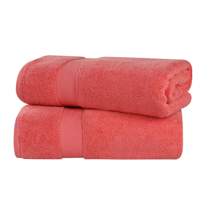 2-Piece Combed Cotton Bath Sheet Set &ndash; Smart-Dry, Plush & Quick-Drying