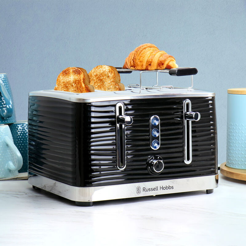 Russell Hobbs Retro Style 4 Slice Toaster in Black