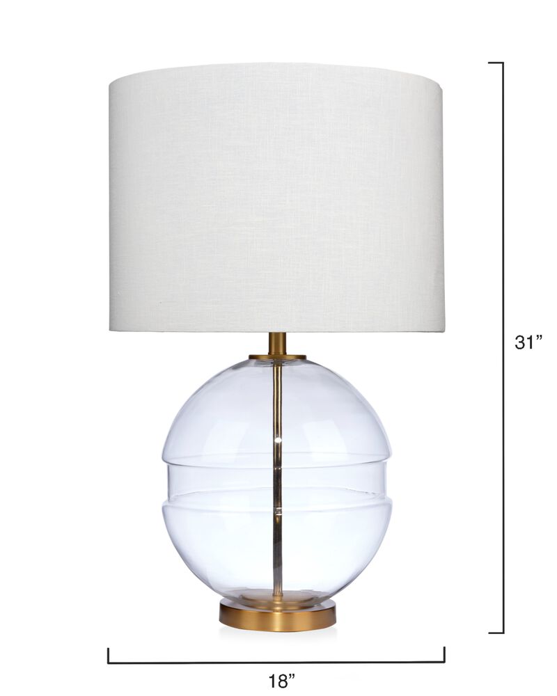 Satellite Brass Table Lamp