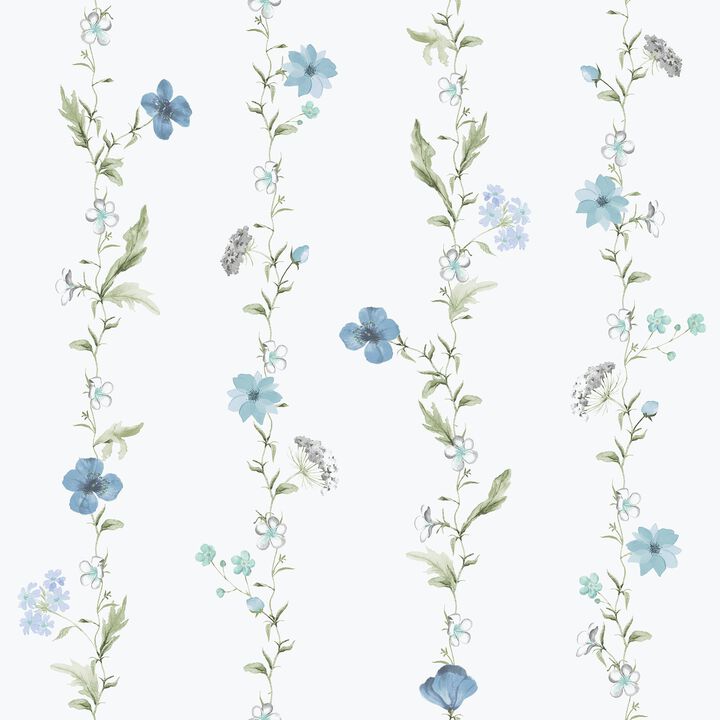 Spring Blossom Vertical Garden Red Wallpaper 1902-3