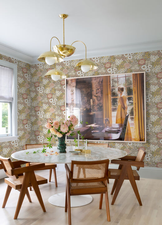 Karina Neutral Wildflower Garden Wallpaper