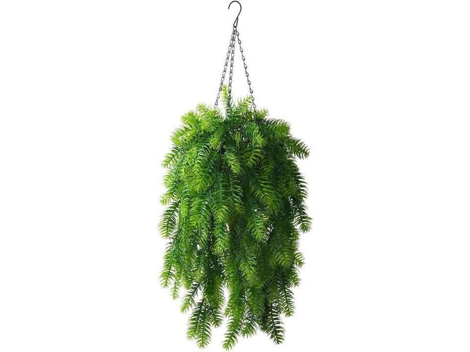Artificial Hanging Pine Plants UV Resistant Outdoor Garden Porch Decor