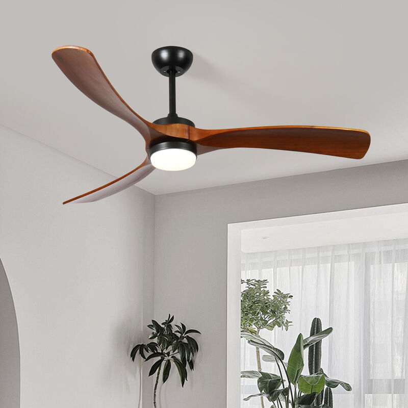 ELEMENT ACE Modern 60-Inch Reversible Ceiling Fan Light with Remote Control and Whisper Quiet Motor image number 1