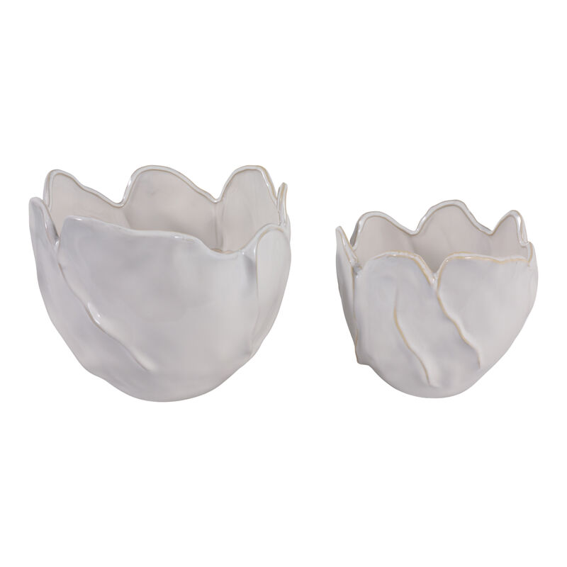 S/2 Flower Shaped Planters image number 2