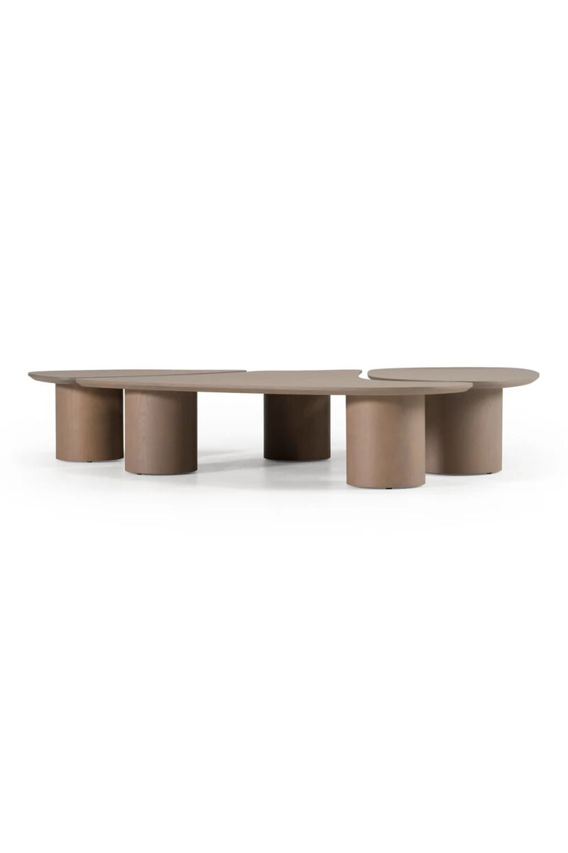 White Oak Nesting Coffee Tables (3) | OROA Modern Connie image number 0