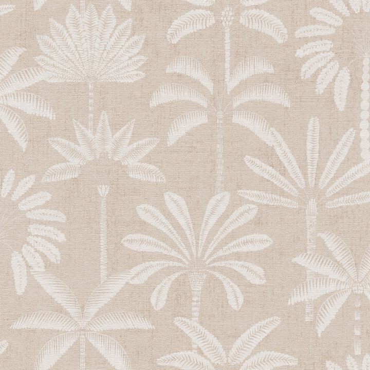 Havana 2 Tree Leaf Beige Wallpaper HV41086