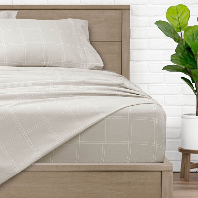 Printed Pattern Ultra Soft Brushed Sheet Set image number 4