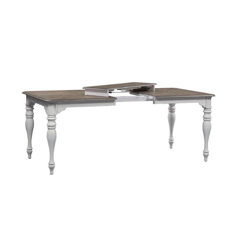 Liberty Furniture Magnolia Manor Leg Table in Antique White image number 5