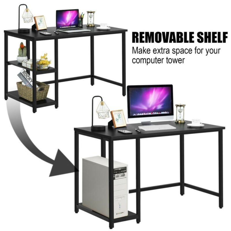 Computer Desk with Adjustable Shelf
