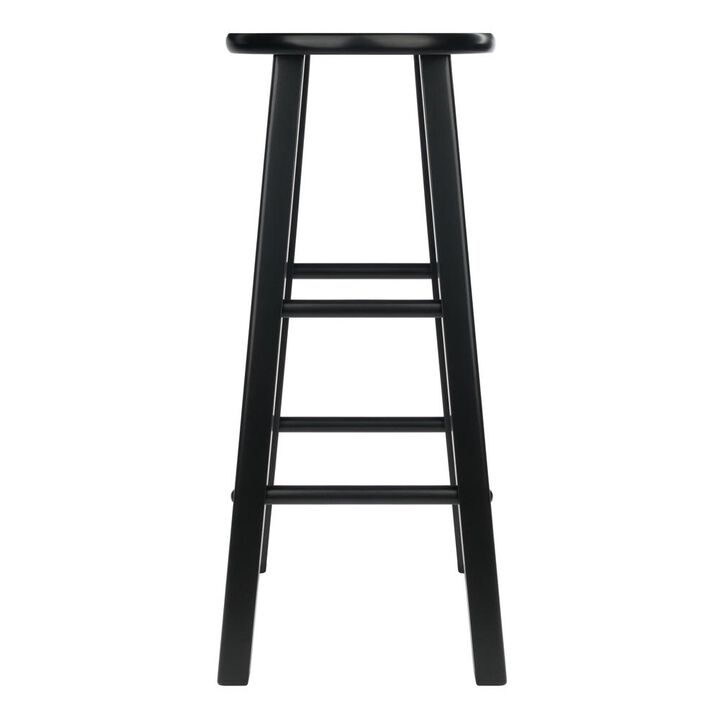 Element Bar Stools, 2-Pc Set, Black