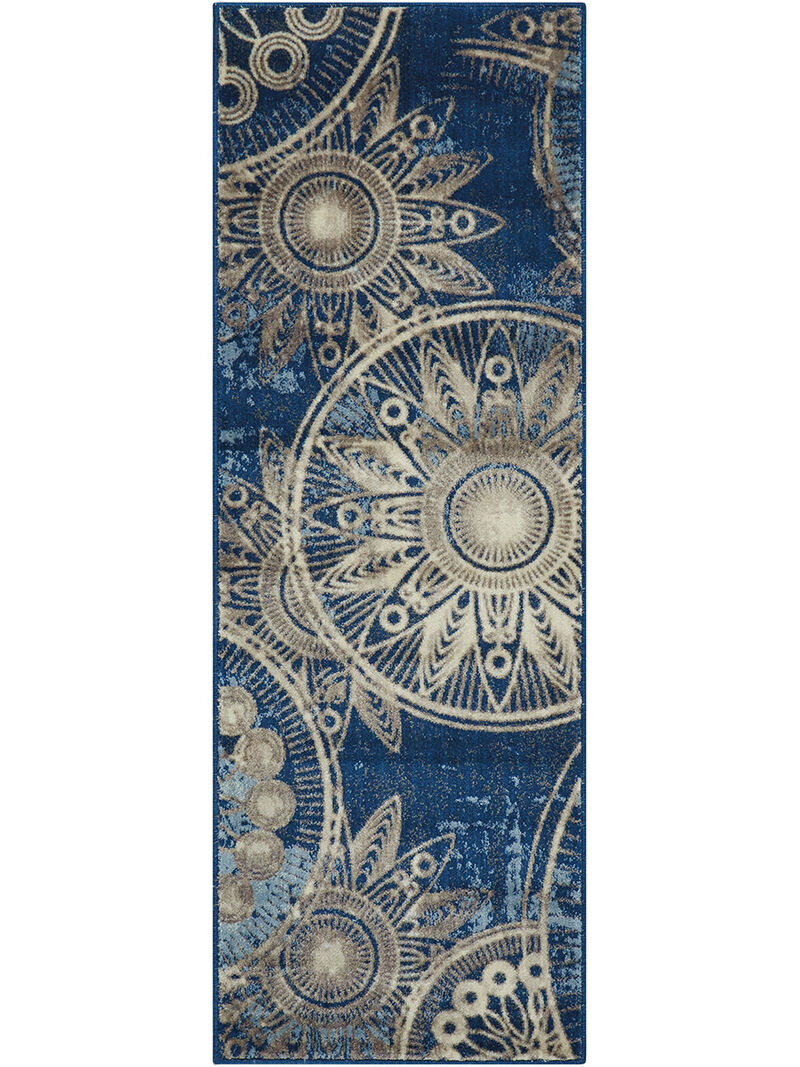 Somerset ST764 Denim 2'3" x 8' Rug