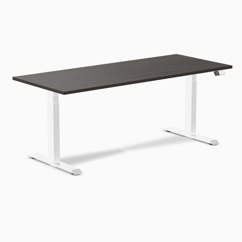 Desky Dual Laminate Sit Stand Desk image number 0