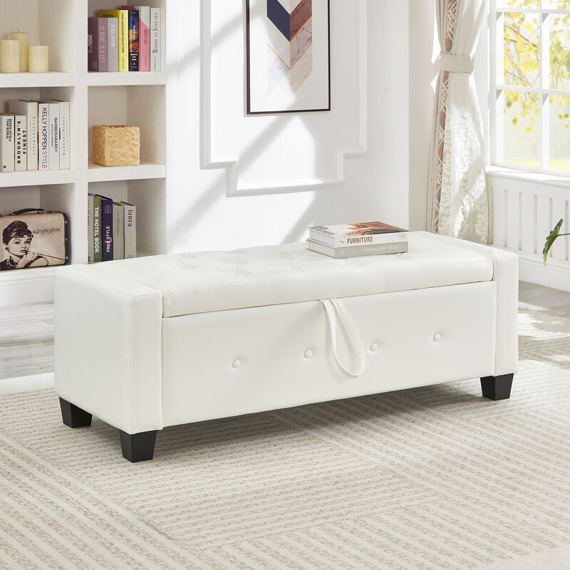 Merax Ottoman Bench with Storage image number 4