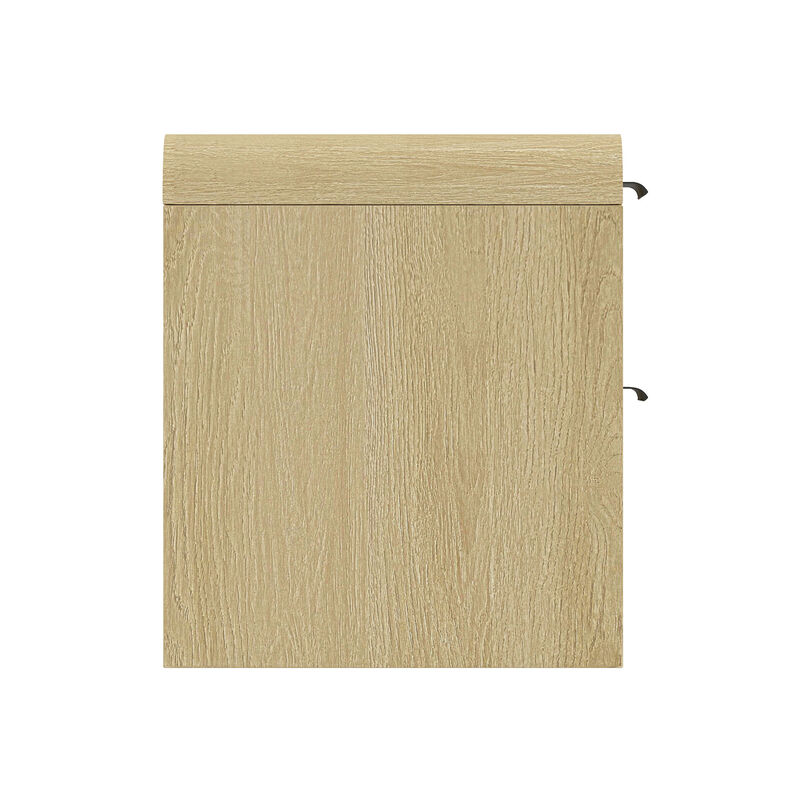 Grace Brown and Black Nightstands (Set of 2)