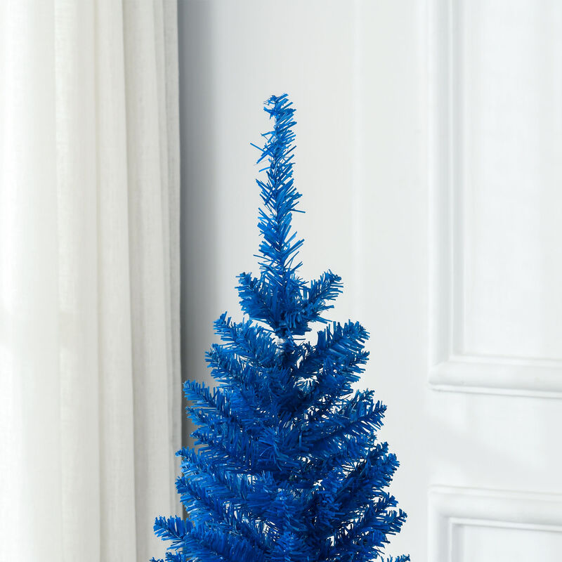 BreeBe 5FT Decorated Pencil Christmas Tree with 294 Tips image number 7