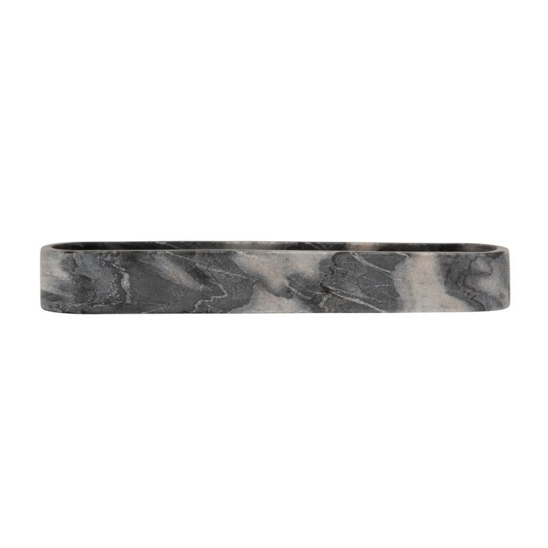 Marble Oval Dish, Grey image number 3