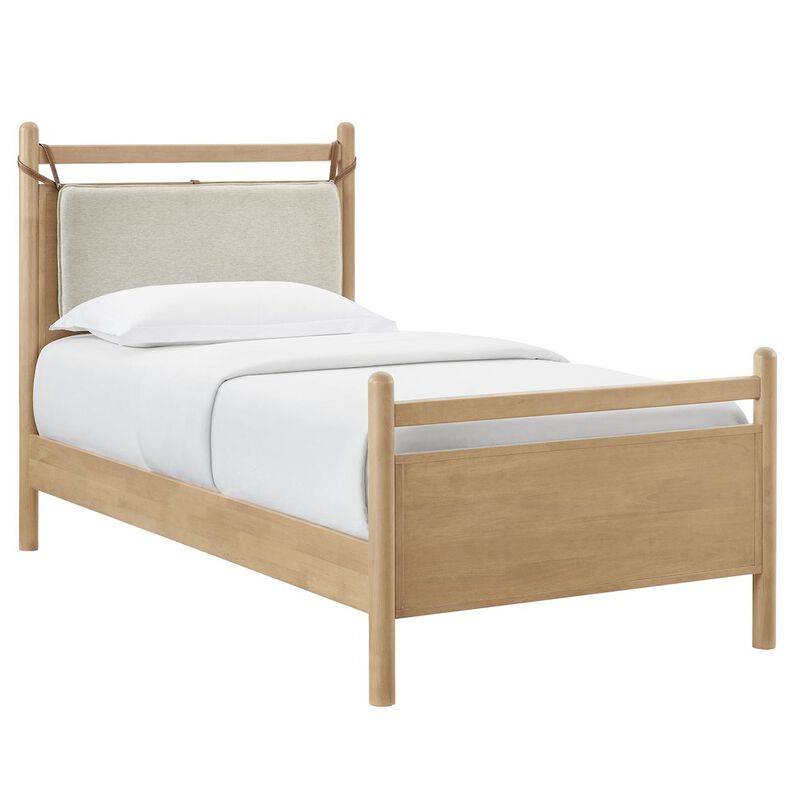 Leni Twin Size Wood Platform Bed Frame image number 0