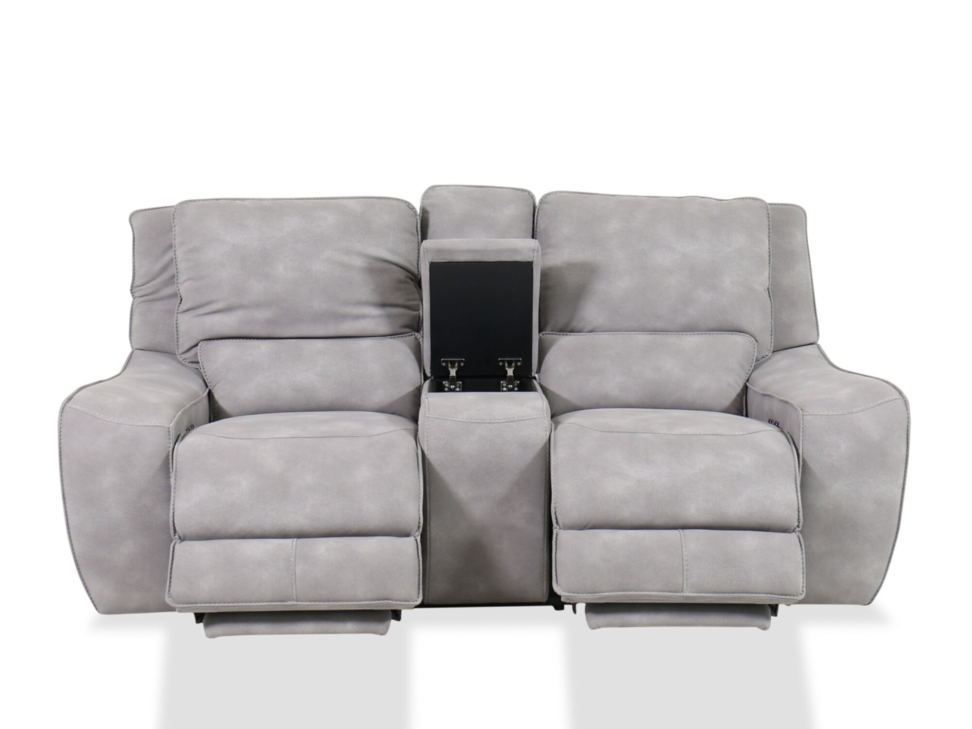 Buffy Zero Gravity Loveseat in Gray | Mathis Home
