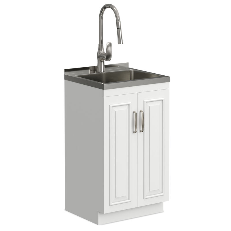 Darwin All-In-One 20-inch Laundry Utility Sink and Cabinet