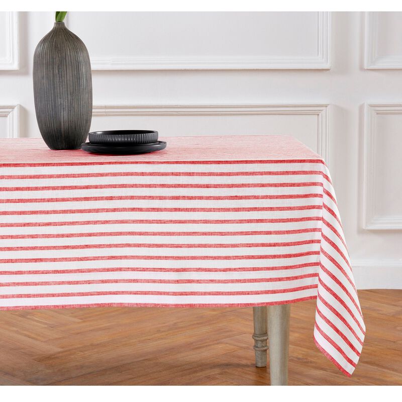 Linen Tablecloth - Madison Stripe image number 3