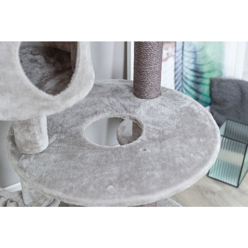 TRIXIE Anna Plush & Sisal Cat Tree Scratching Posts Condos Hammocks Perches Cat Toy image number 7