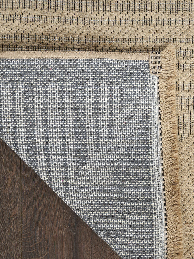 Washable Jute WSJ01 Natural/Beige 3'11" x 5'11" Rug