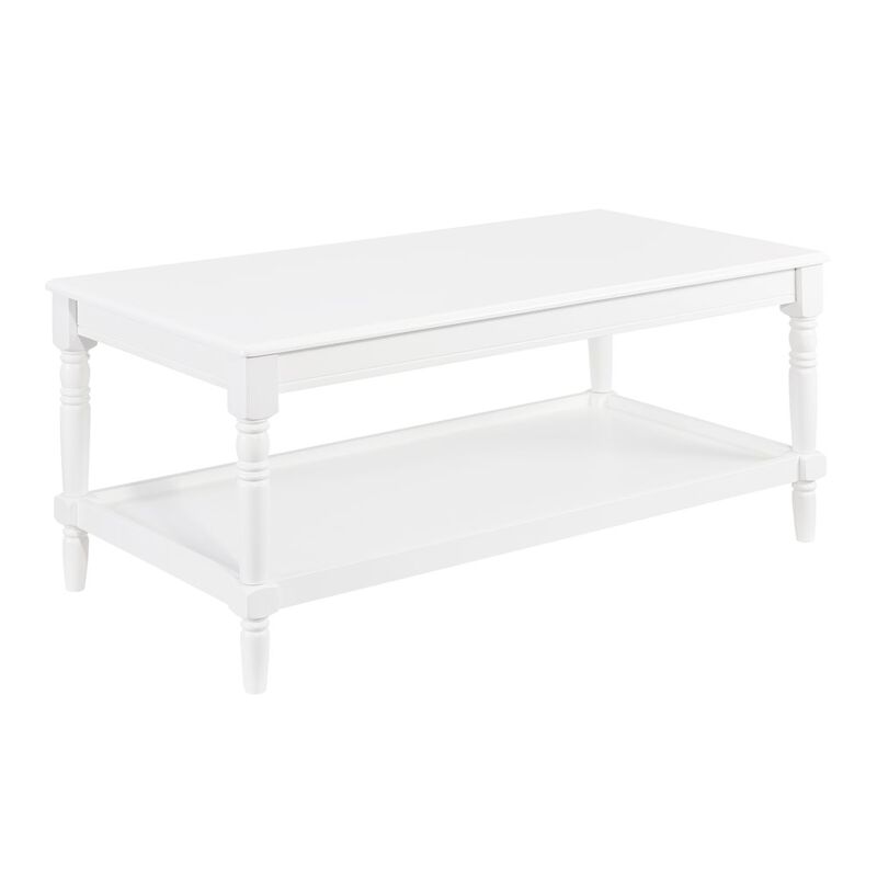 Convenience Concepts French Country Manor No Tools Coffee Table with Shelf