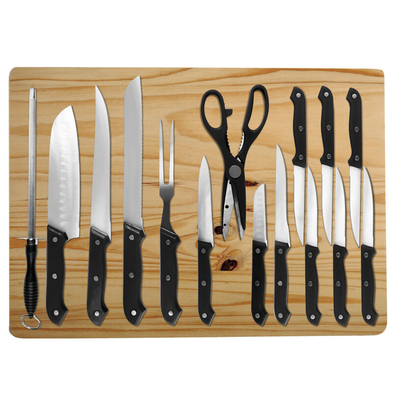 Cutlery Set with Jumbo Cutting Board - 16 pc. Set image number 2