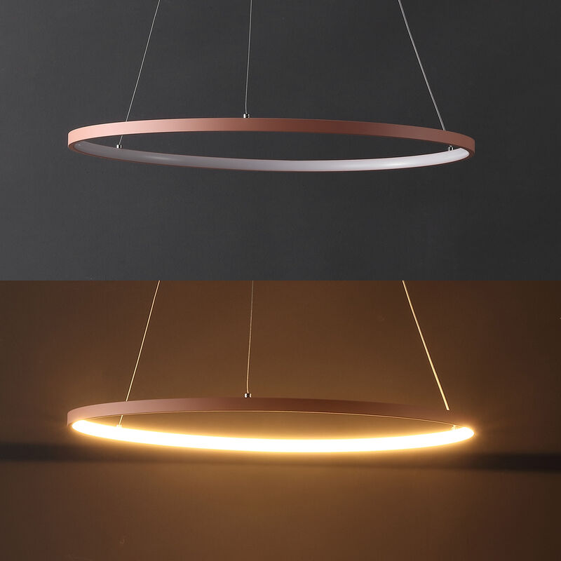 Brice Modern Contemporary Metal Round Dimmable Integrated LED Pendant