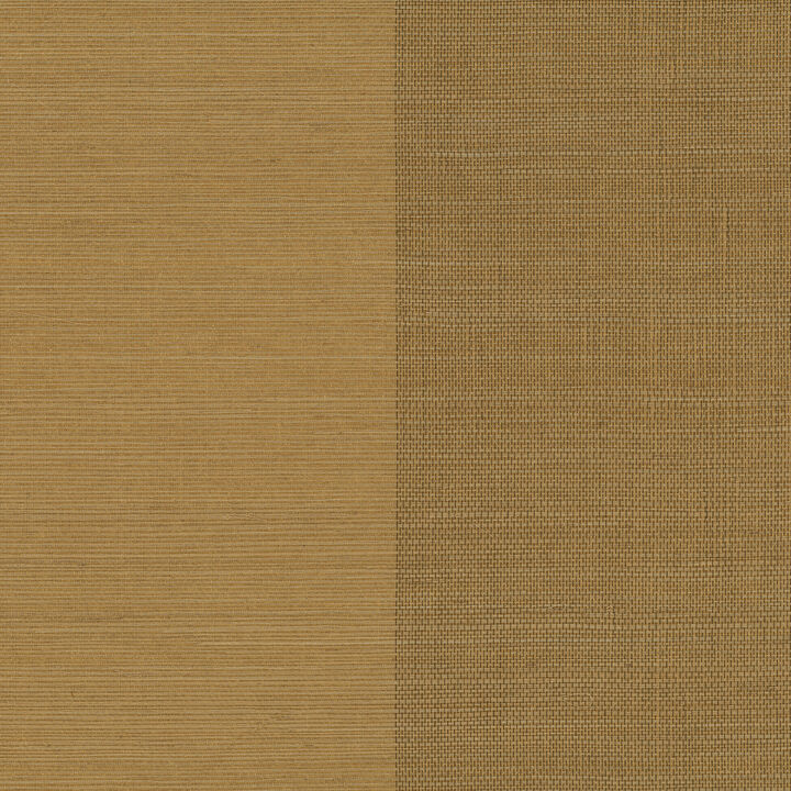 Yue Ying Light Brown Grasscloth Wallpaper