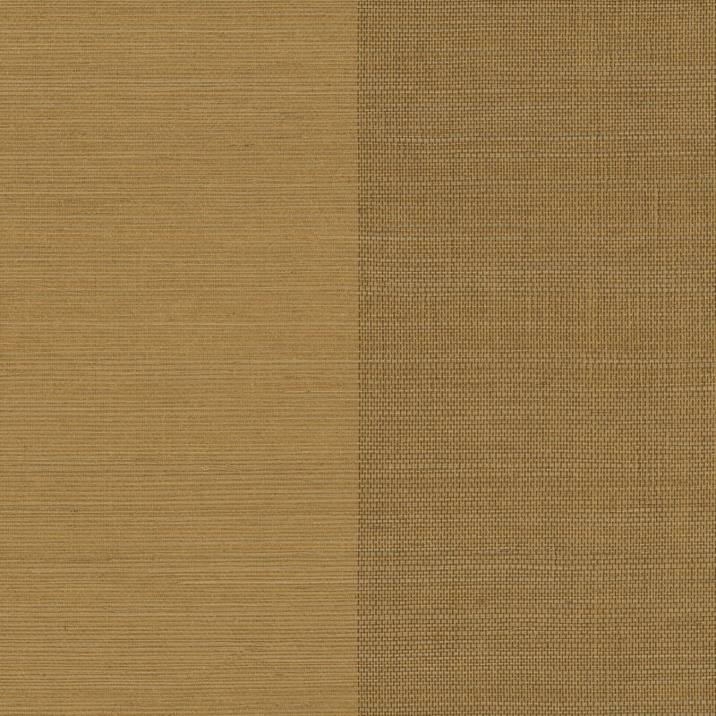 Yue Ying Light Brown Grasscloth Wallpaper image number 0
