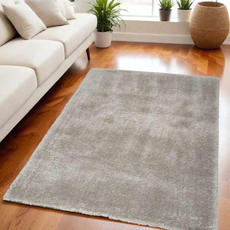HomeRoots Shag Area Rug image number 1