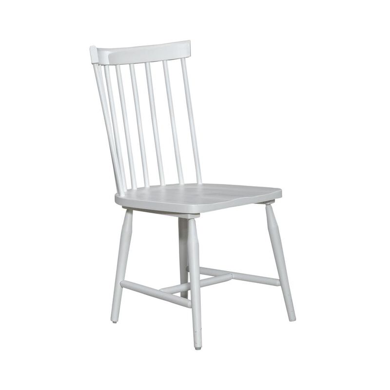 Liberty Furniture Spindle Back Side Chair (RTA) - Set of 2 Contemporary White image number 2
