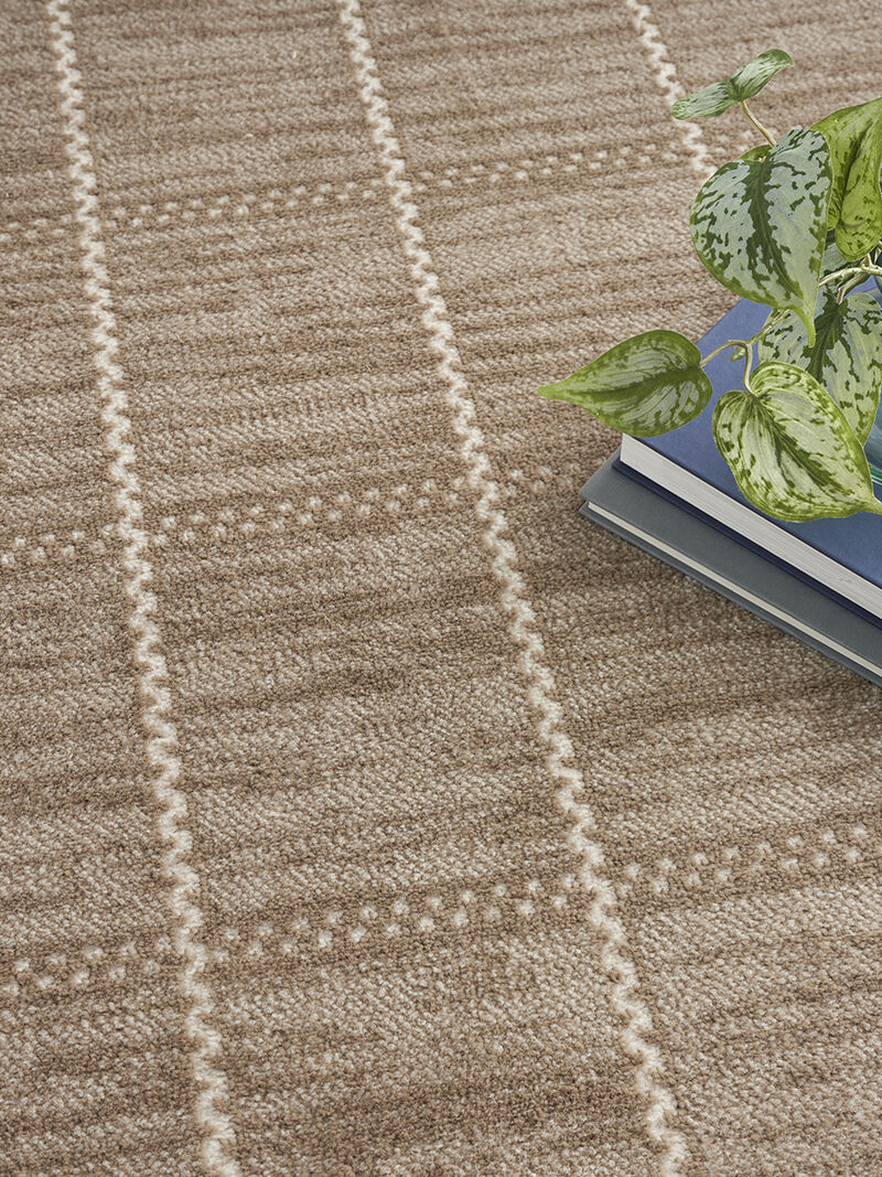 Serenity Home SRH05 Mocha/Ivory 9' x 12' Rug