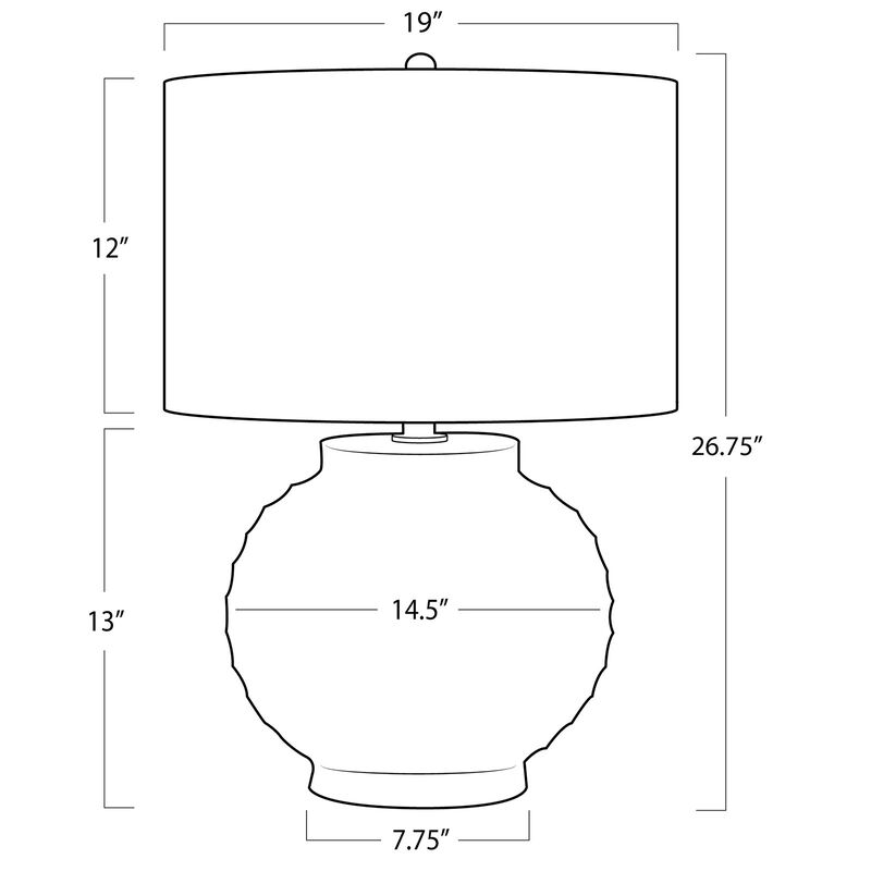 Adobe Ceramic Table Lamp