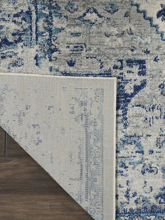 Tranquil TRA06 Ivory/Light Blue 2' x 4' Rug