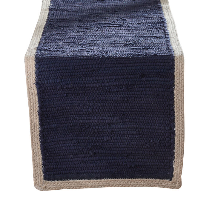 Split P Navy Dune Table Runner 15" X 72"