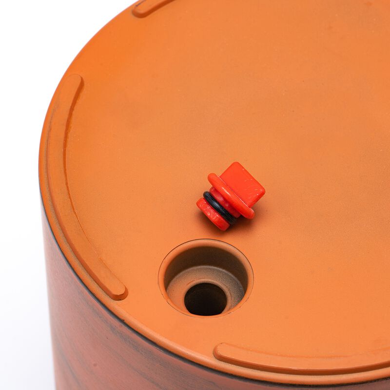 7.8 in. Painted Plastic Self-watering Planter Pot image number 2