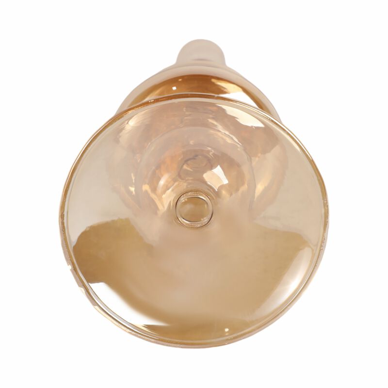 11" Vintage Glass Taper Candle Holder