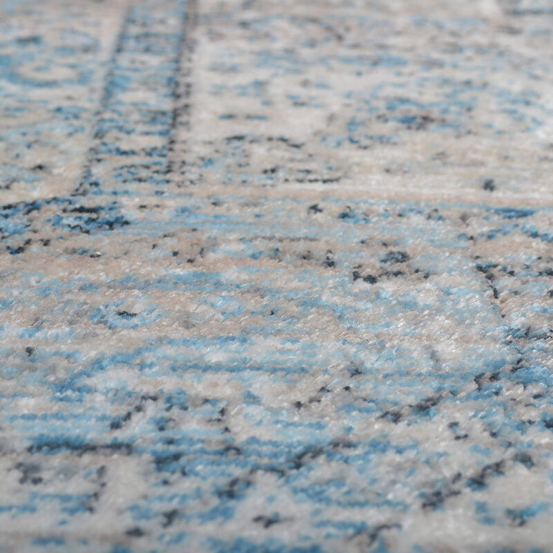 RUGSOTIC CARPETS MACHINE MADE POLYESTER AREA RUGS  - Rectangle Shape, Classic Oriental Traditional  Design, Low Pile Machine Made Area Rugs (M00092) image number 3