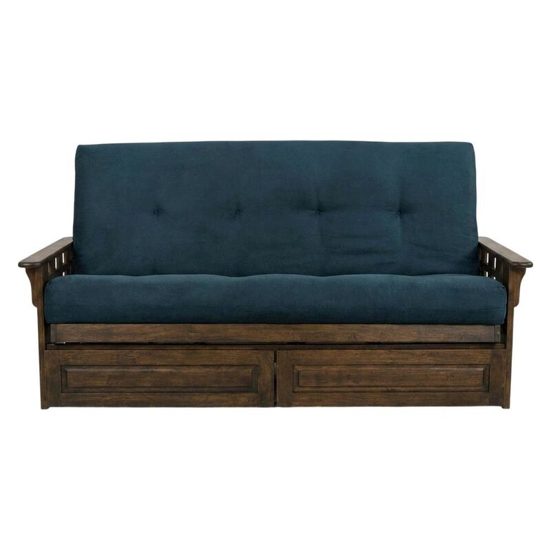 KODIAK Tacoma Frame-Rustic Walnut Finish-Mattress-Storage Drawers image number 1