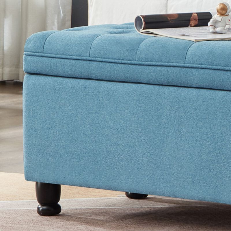 Bemgwu Storage Linen Bench image number 6