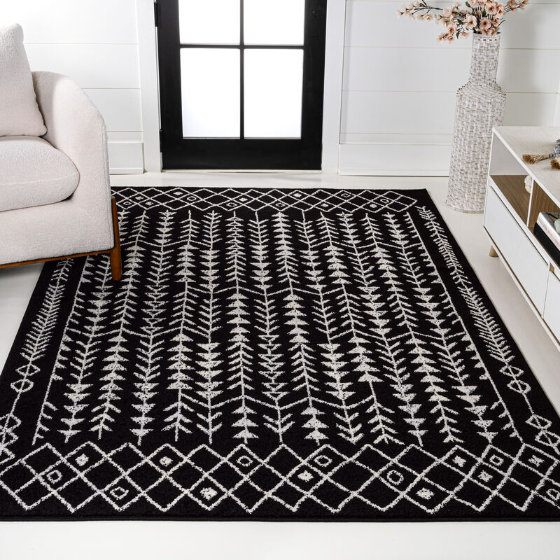 Ziri Moroccan Geometric Area Rug
