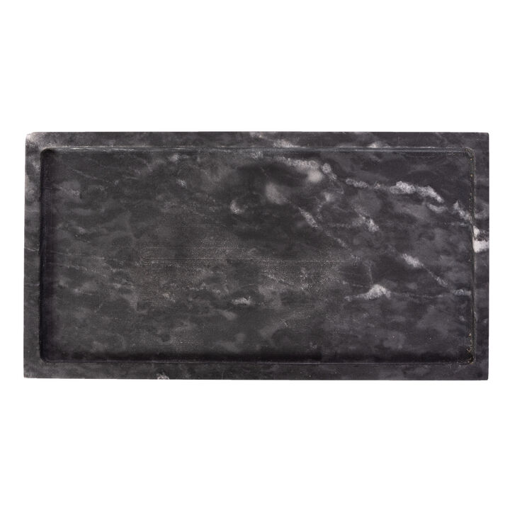 Saboga Home&trade; Rectangular Marble Tray