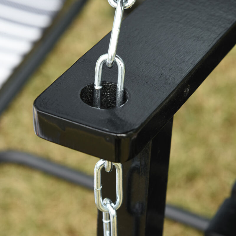 Hivvago Outdoor 2-Person Patio Porch Swing image number 7